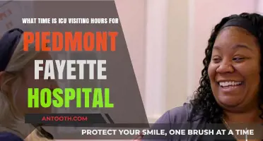 Piedmont Fayette Hospital ICU Visiting Hours: What You Need to Know