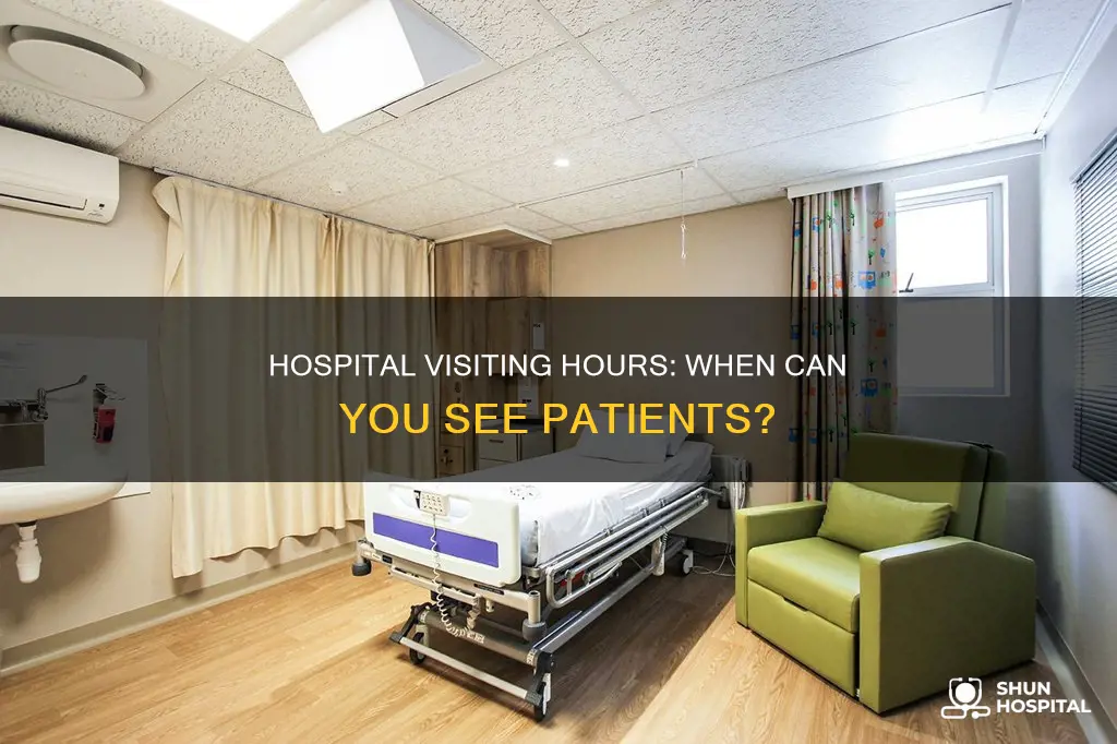 what time is visiting hours at hospital