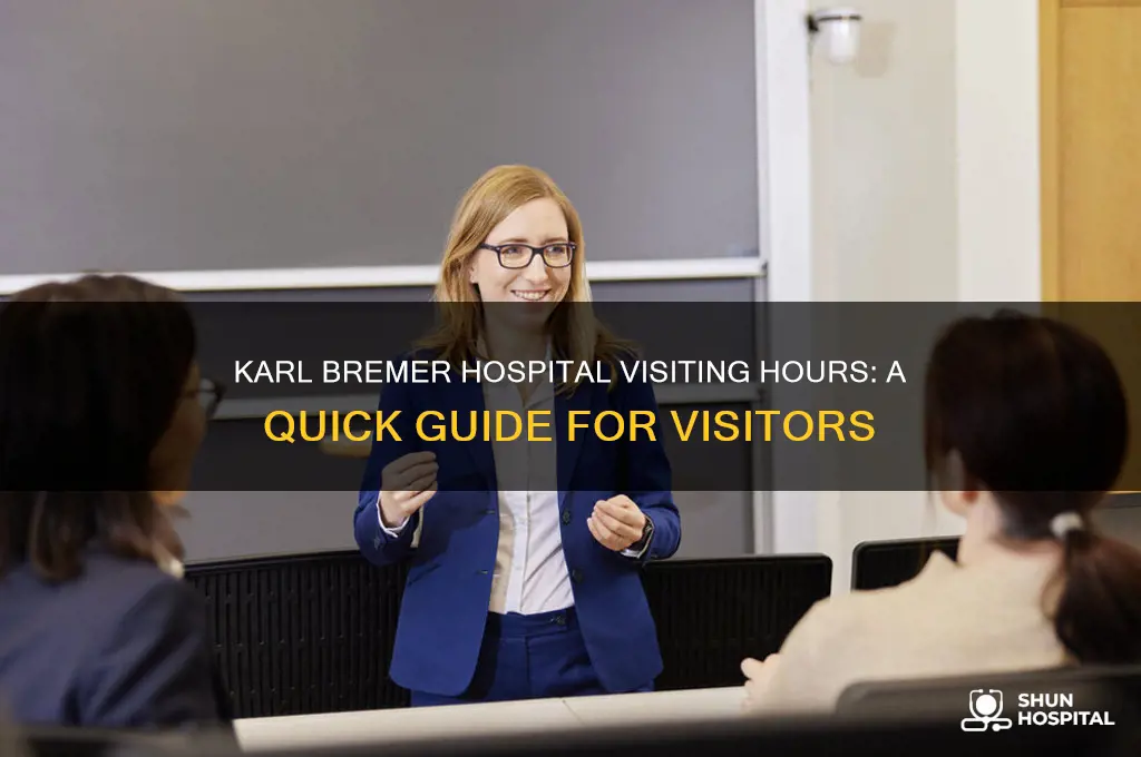 what time is visiting hours at karl bremer hospital