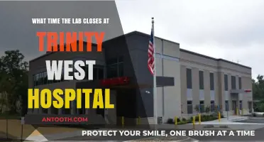 Trinity West Hospital Lab Closing Time: When Does It Shut Down?