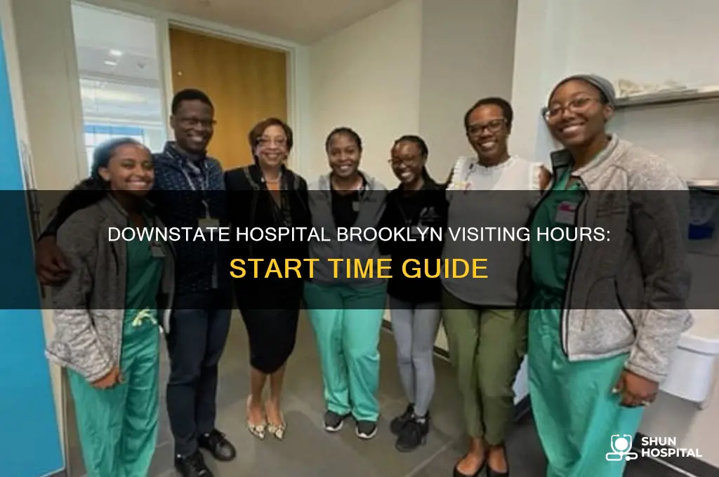 what time visiting hours start at downstate hospital brooklyn