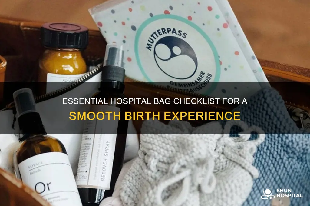 what to bring at the hospital when giving birth