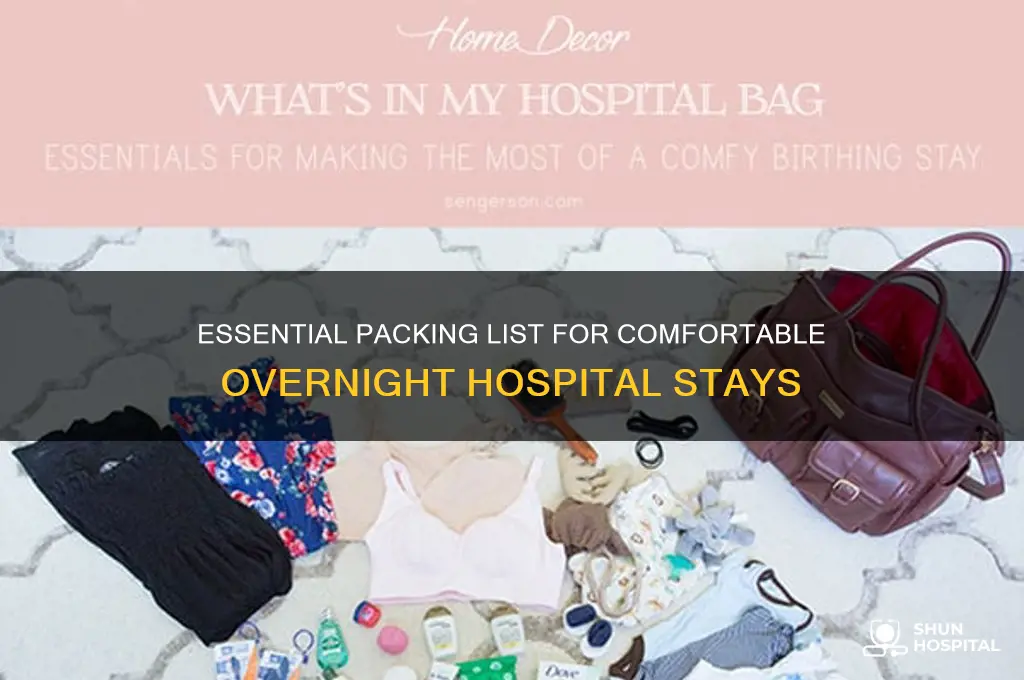 what to bring for overnight hospital stays