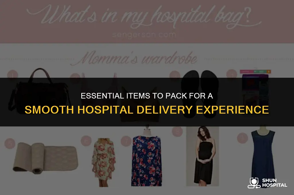 what to bring hospital delivery