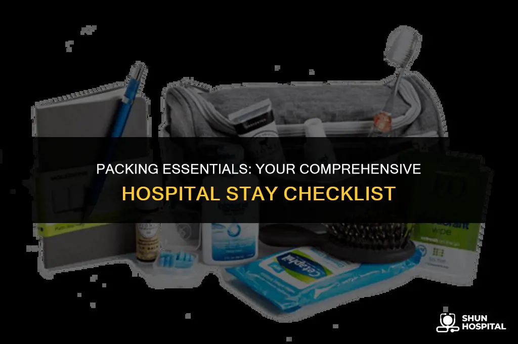 what to bring hospital stay