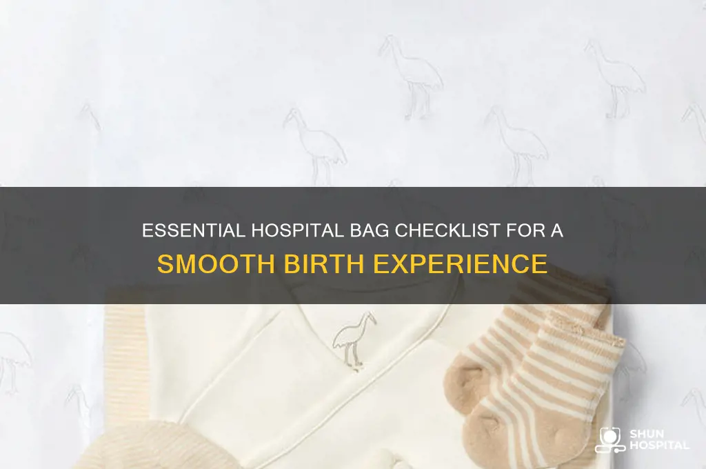 what to bring in the hospital when giving birth