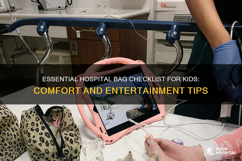what to bring kids in the hospital