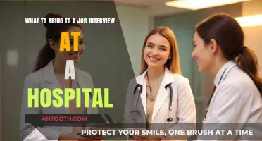 Essential Items to Pack for Your Hospital Job Interview Success