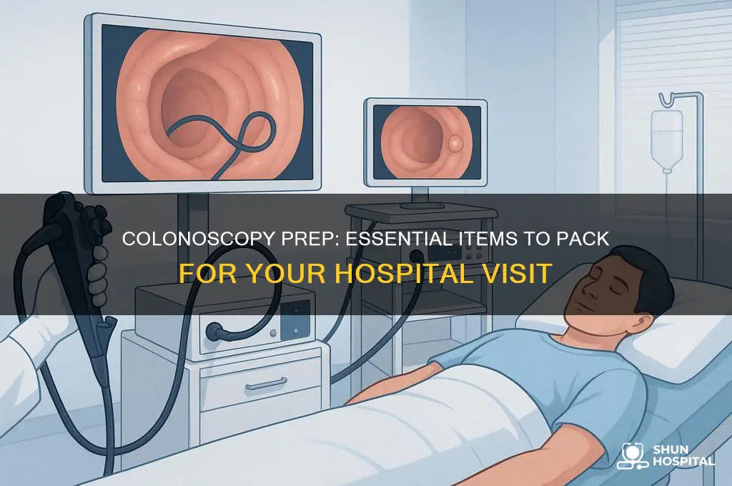 what to bring to hospital for colonoscopy