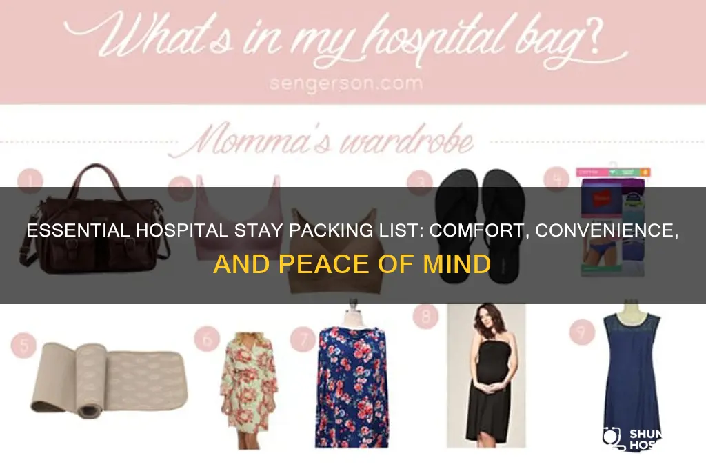 what to bring to your hospital stay
