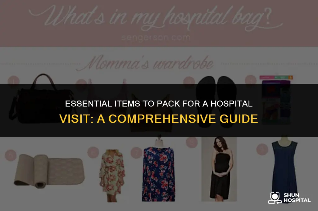 what to bring visit hospital