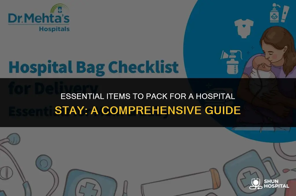what to bring when hospitalized