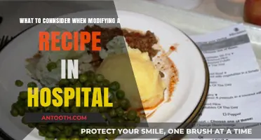 Modifying Hospital Recipes: Key Considerations for Nutritional Safety and Compliance
