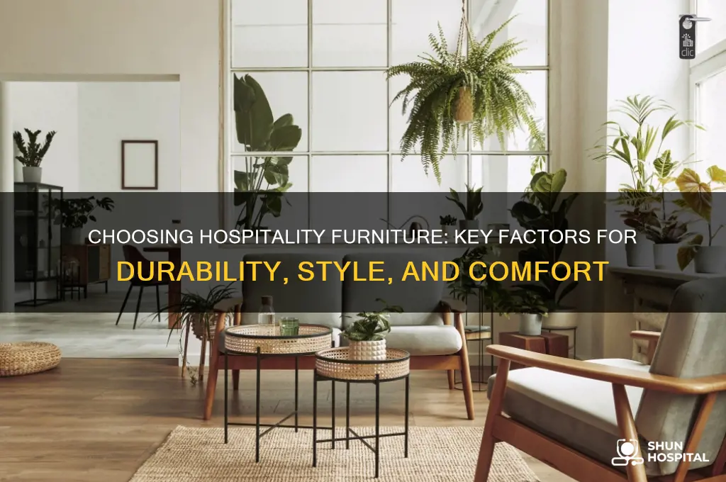 what to consider when choosing hospitality furniture