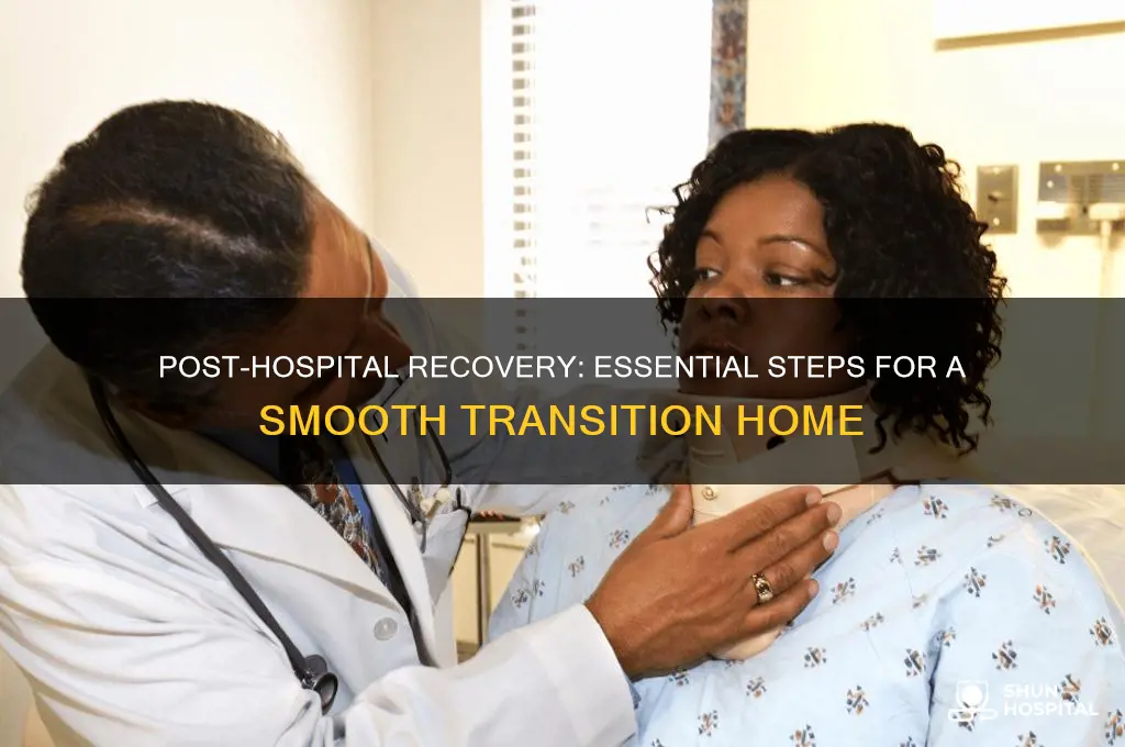 what to do after being discharged from the hospital