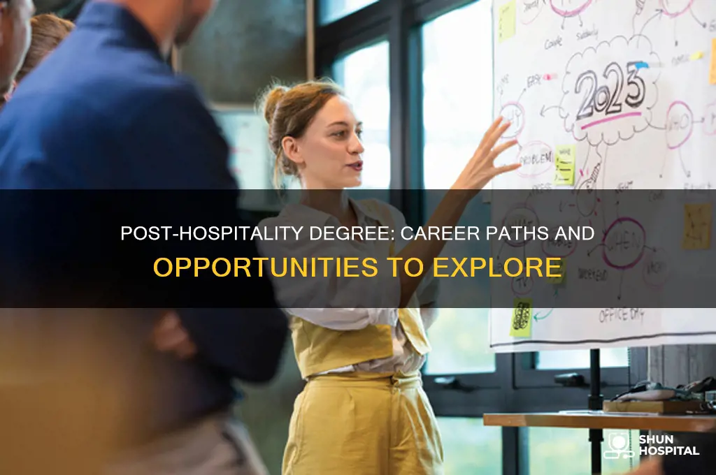 what to do after hospitality management degree
