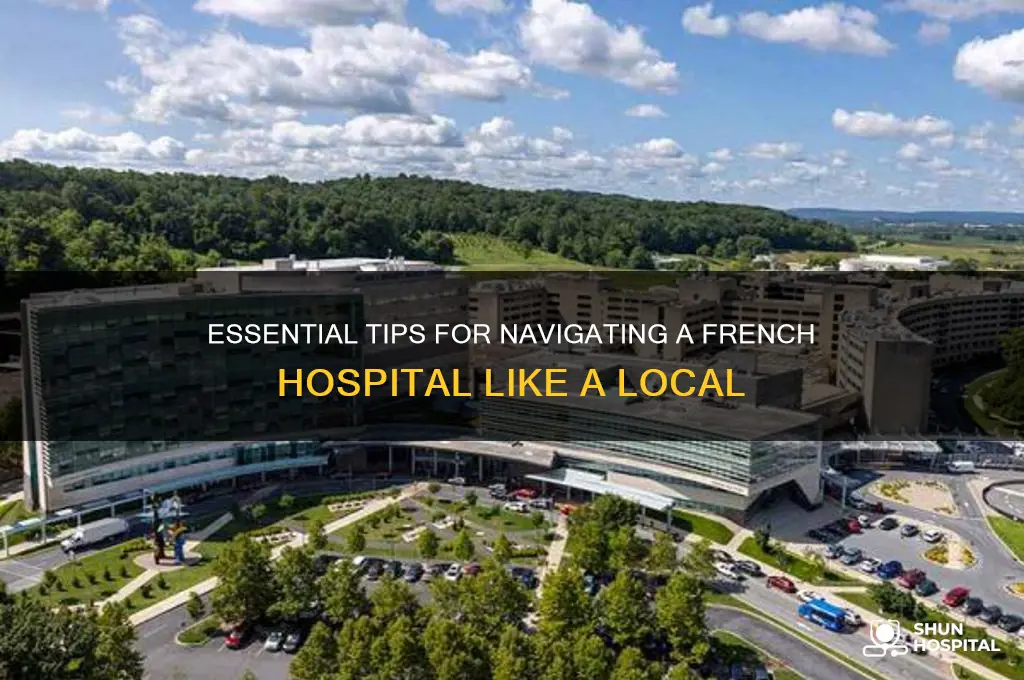 what to do at a hospital french
