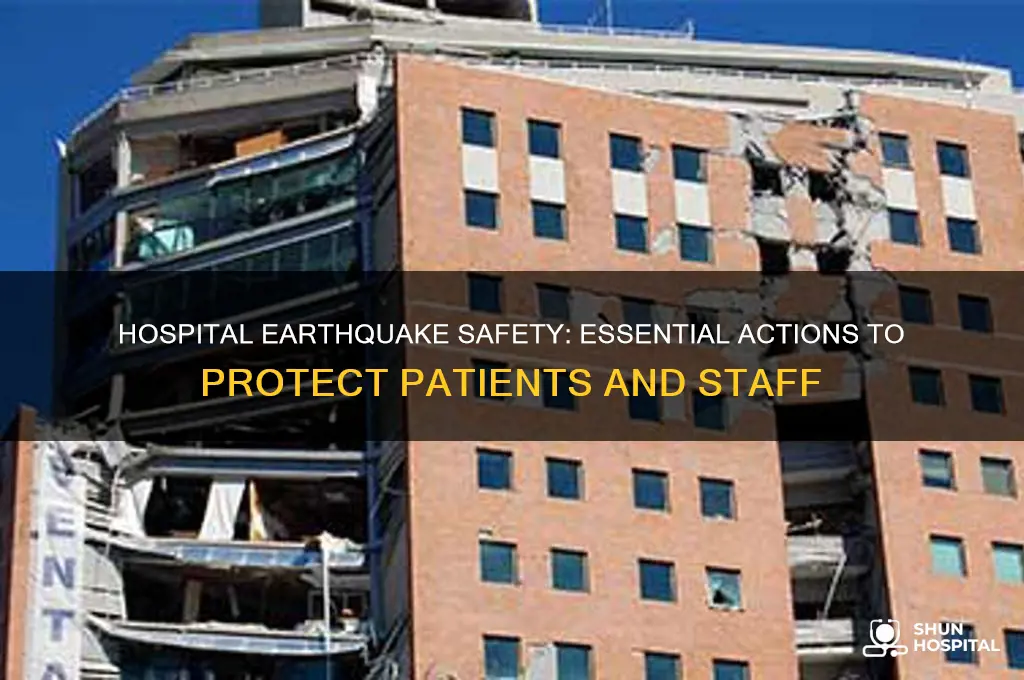 what to do during earthquake in hospital