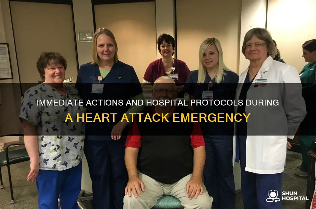 what to do during heart attack at the hospital