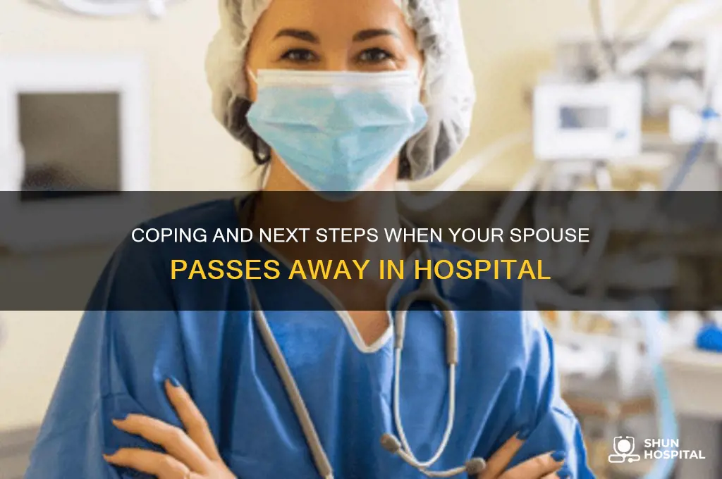 what to do if spouse dies during hospital stay