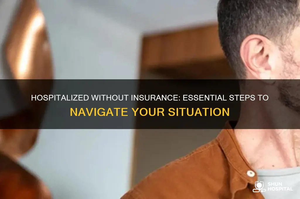 what to do if you are hospitalized without insurance