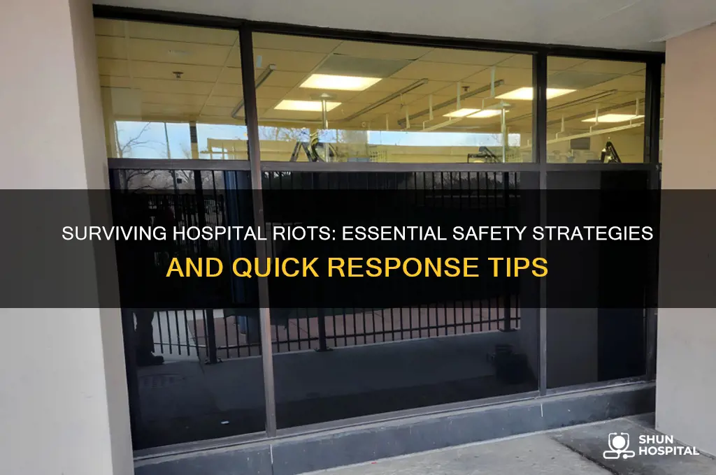what to do in a hospital riot