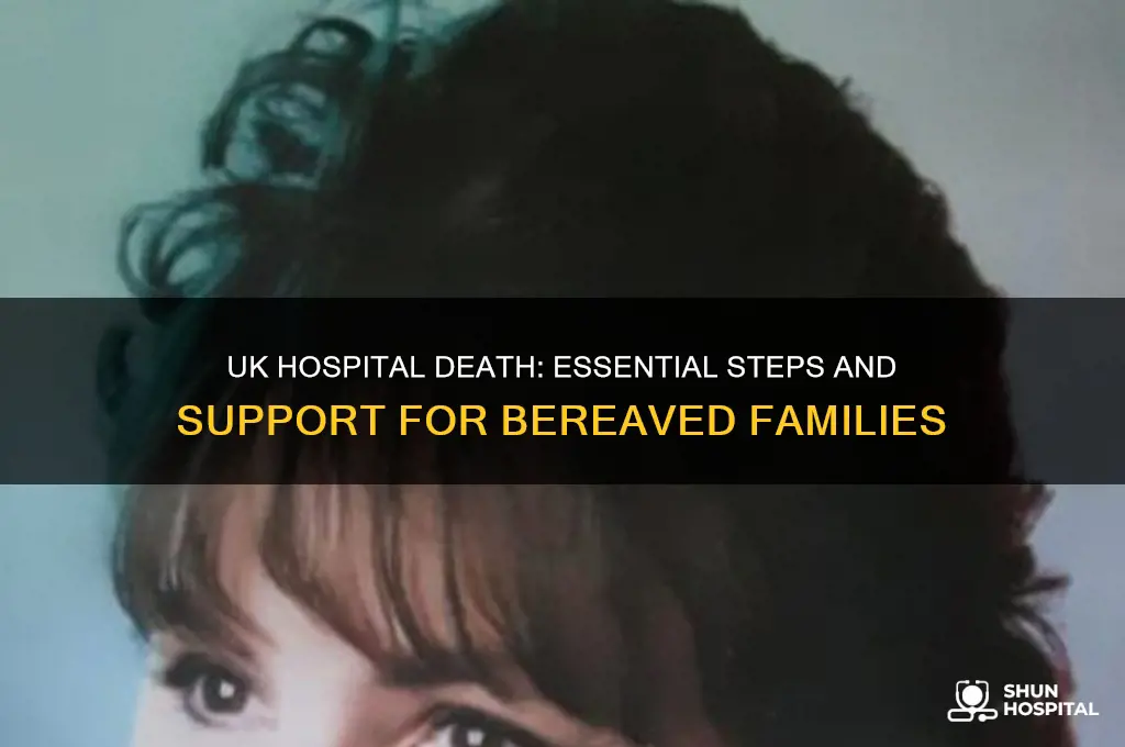 what to do when someone dies in hospital uk