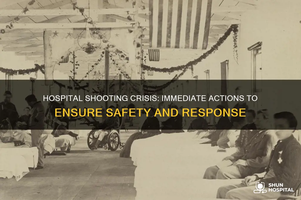 what to do when someone shoots up the hospital