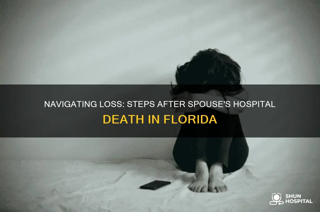 what to do when spouse dies in hospital in florida