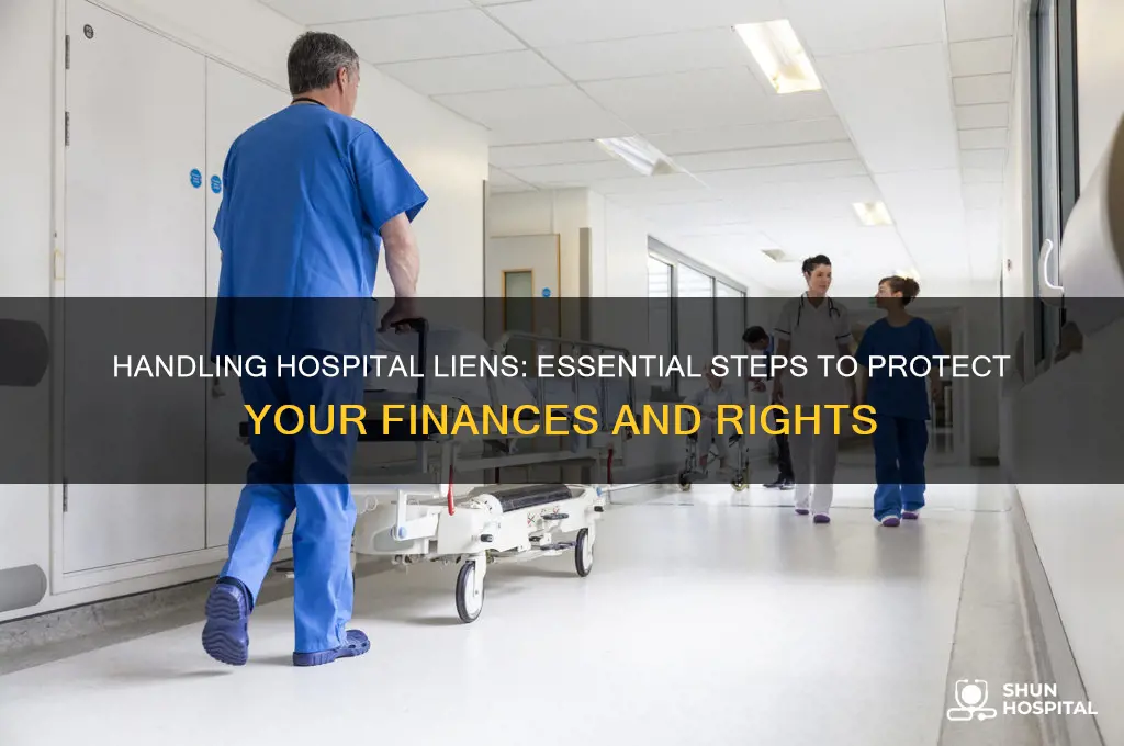 what to do with a hospital lien