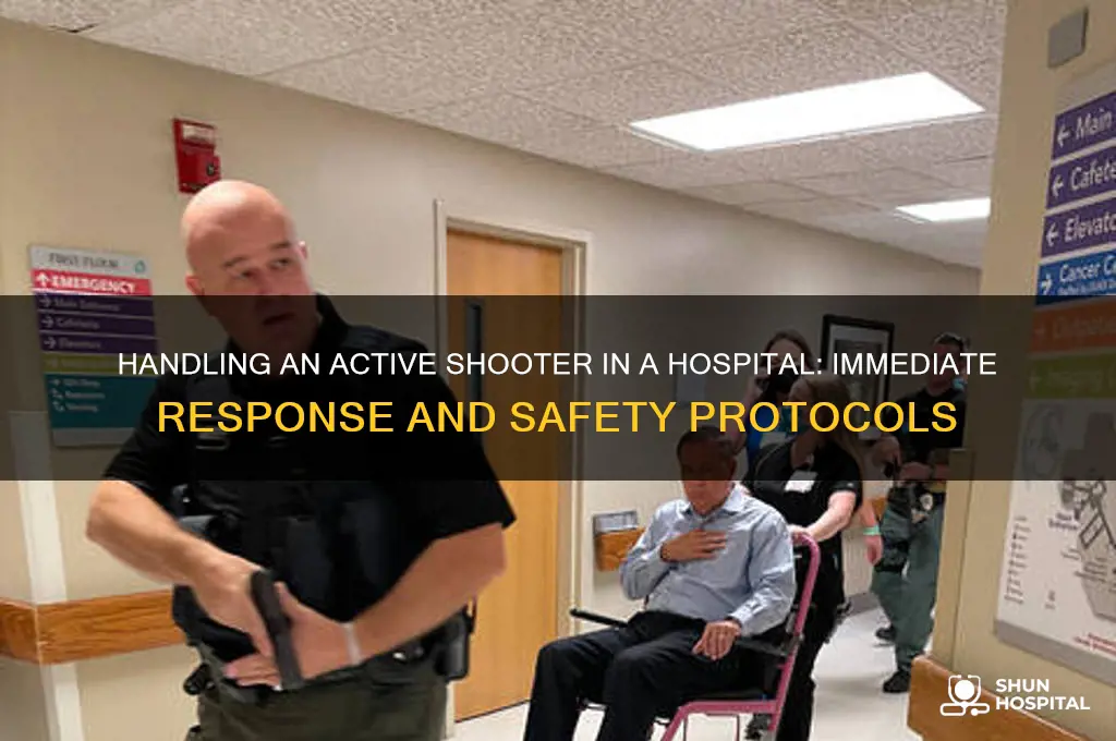 what to do with a shooter in a hospital