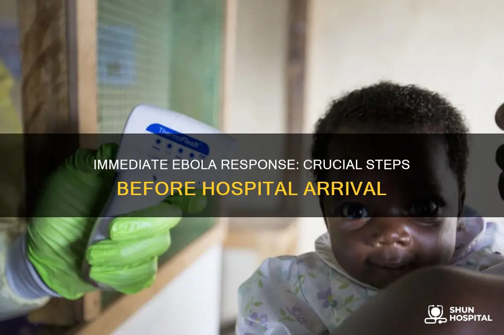 what to do with ebola before hospital