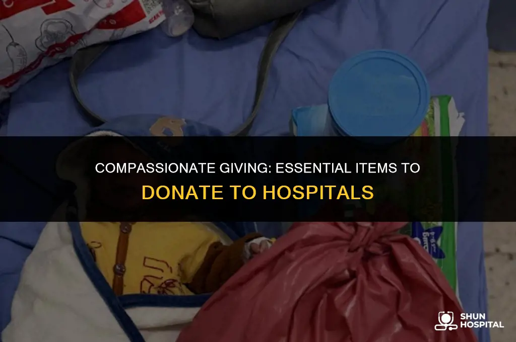 what to donate to hospital