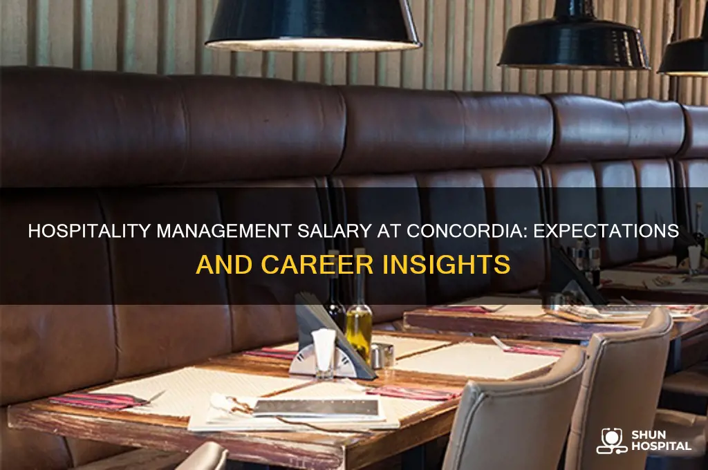 what to expect from your hospitality management salary concordia