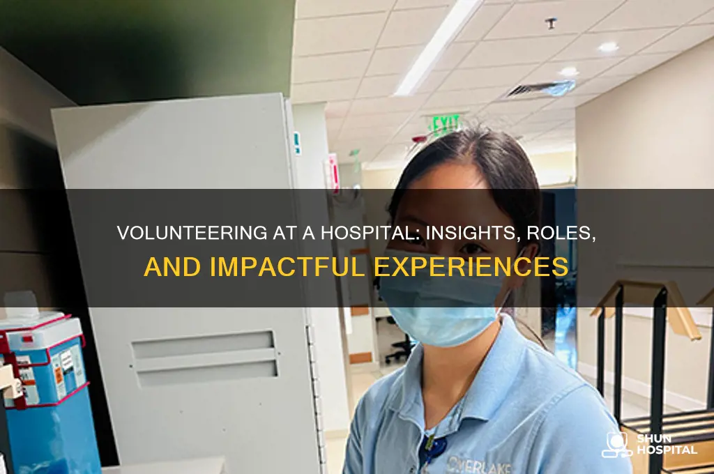 what to expect when you volunteer at a hospital