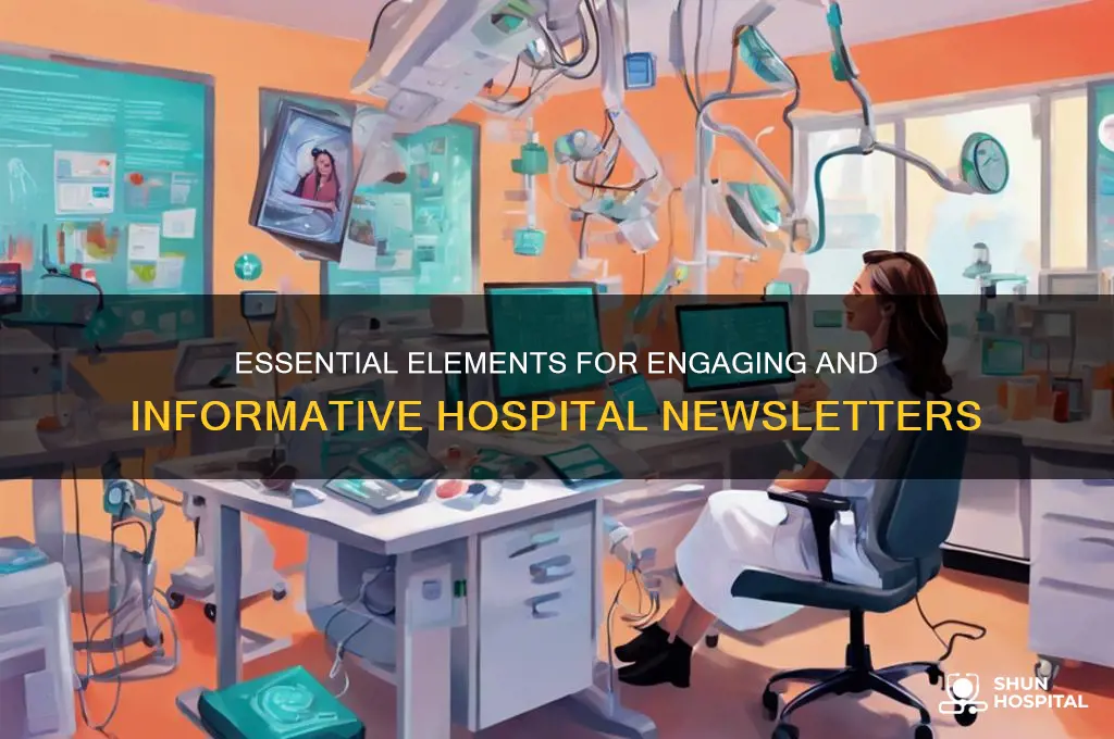 what to include in a hospital newsletter
