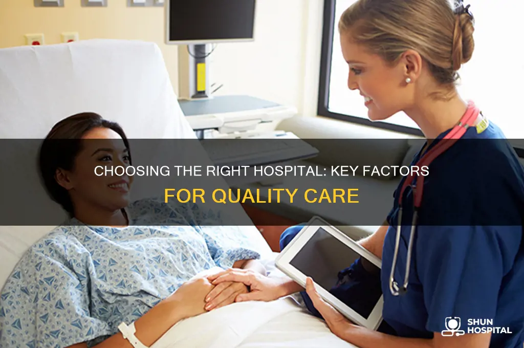what to look for in a hospital