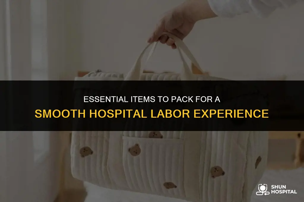 what to pack for hospital labour