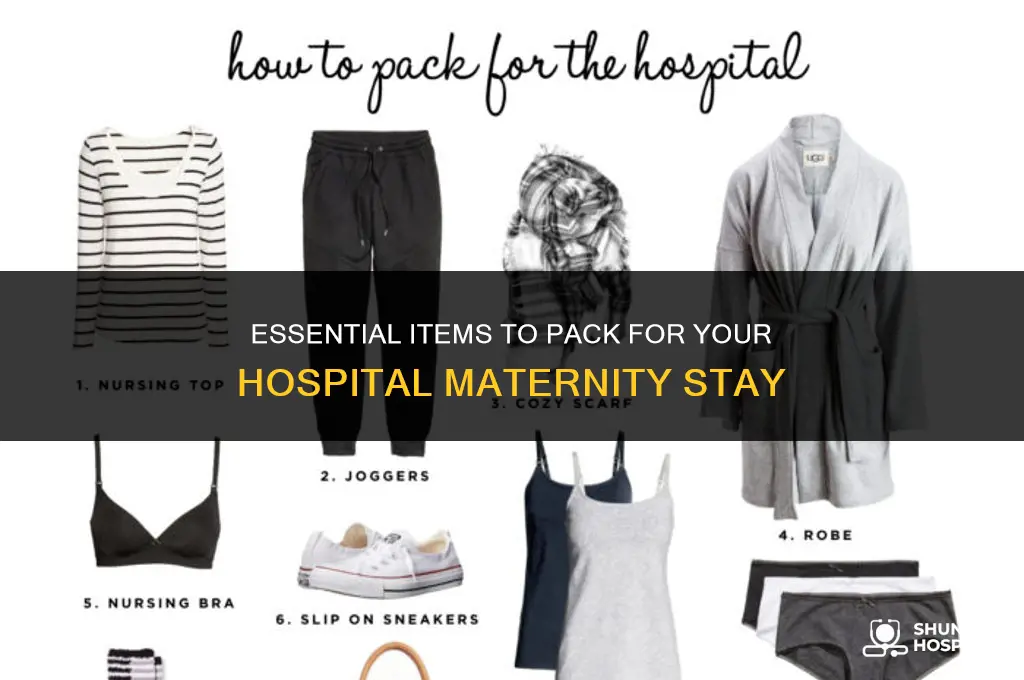 what to pack for hospital maternity