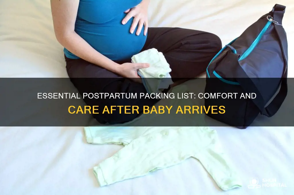 what to pack for hospital stay after giving birth