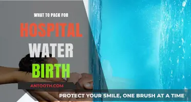 Essential Packing Guide for a Calm and Comfortable Hospital Water Birth