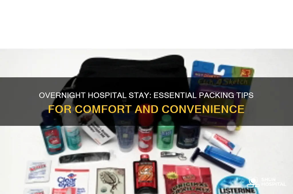 what to pack for overnight in hospital
