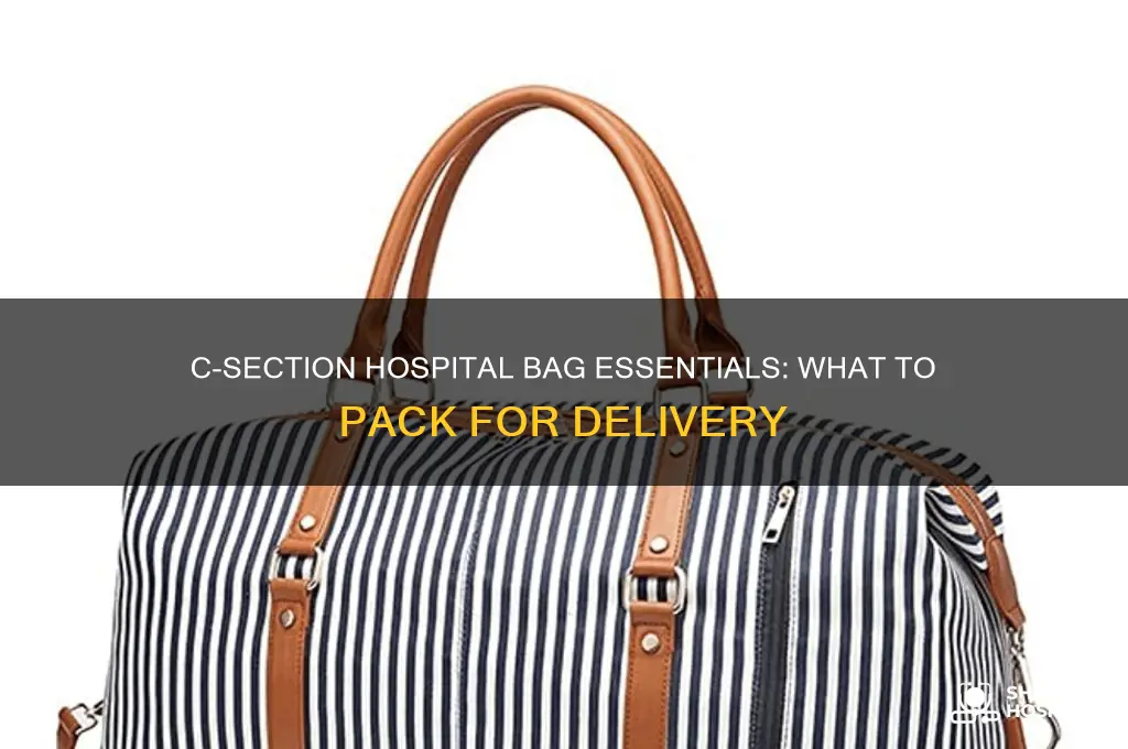 what to pack for the hospital for delivery c-section