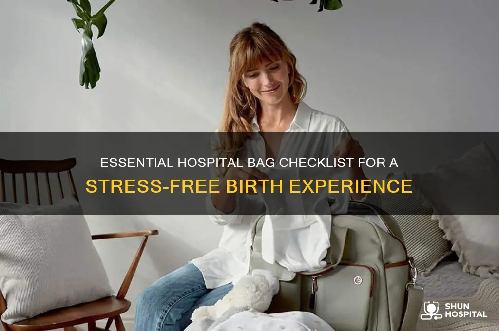 what to pack for the hospital or birth center