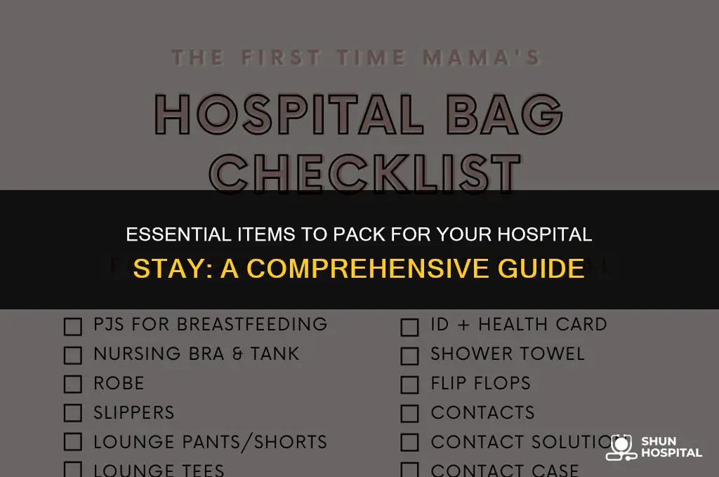 what to pack hospital