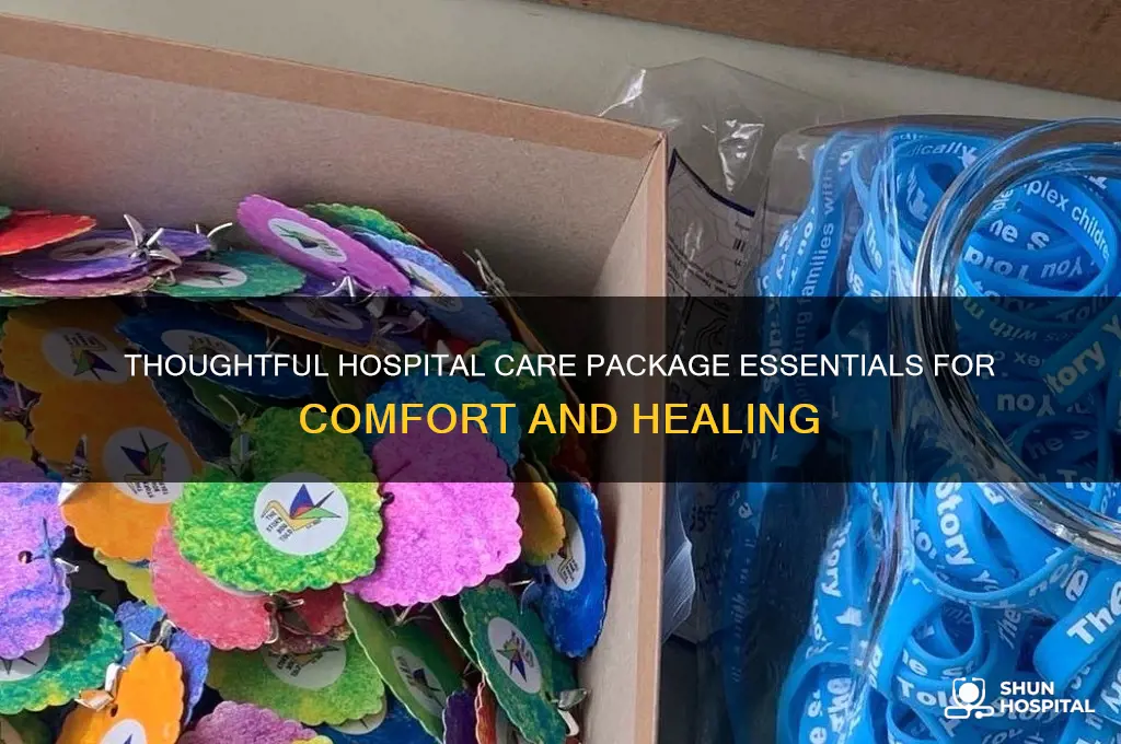 what to put in a care package for hospital