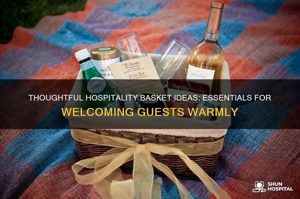 what to put in a hospitality basket