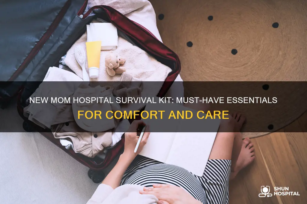 what to put in a new mom hospital survival kit
