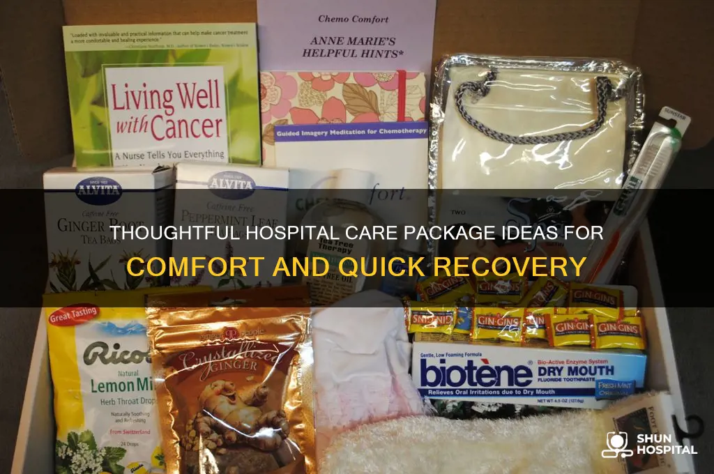 what to put in hospital care package