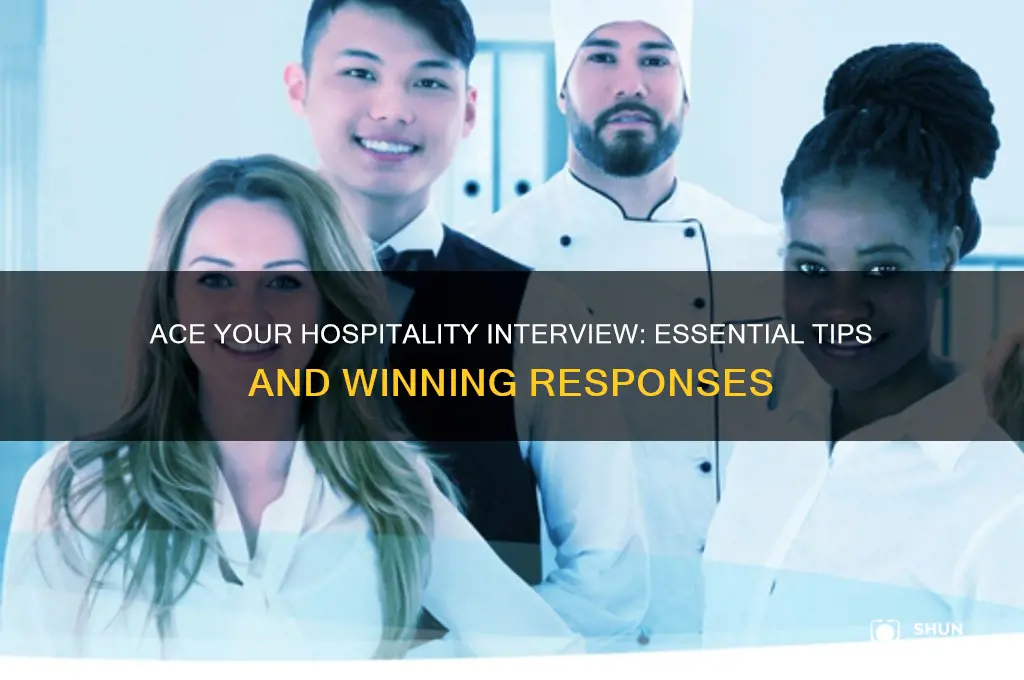 what to say in a hospitality interview